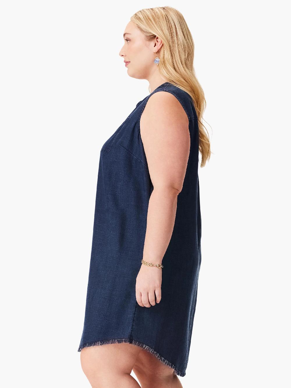 Nic Zoe Denim Throw On Dress
