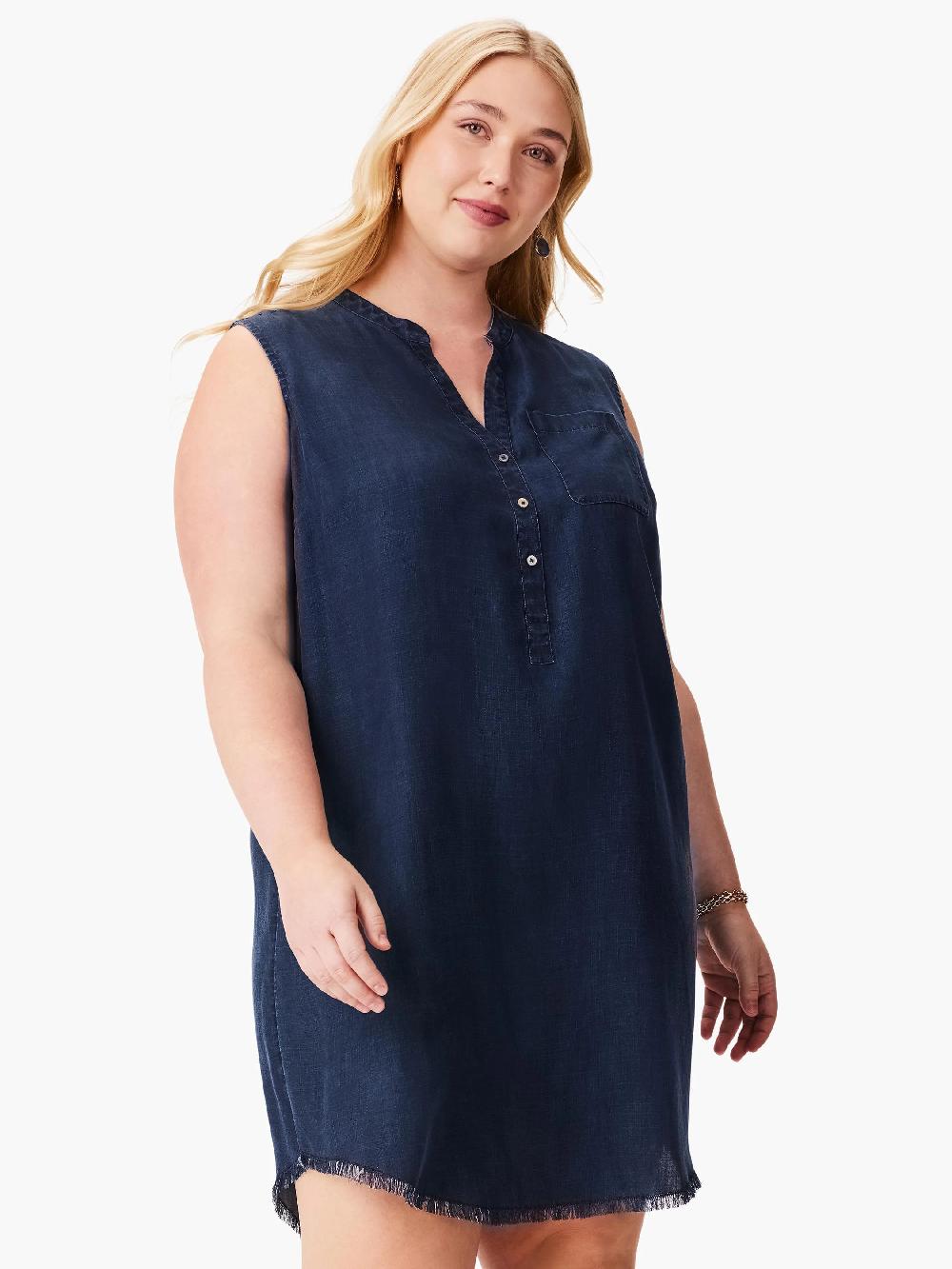 Nic Zoe Denim Throw On Dress