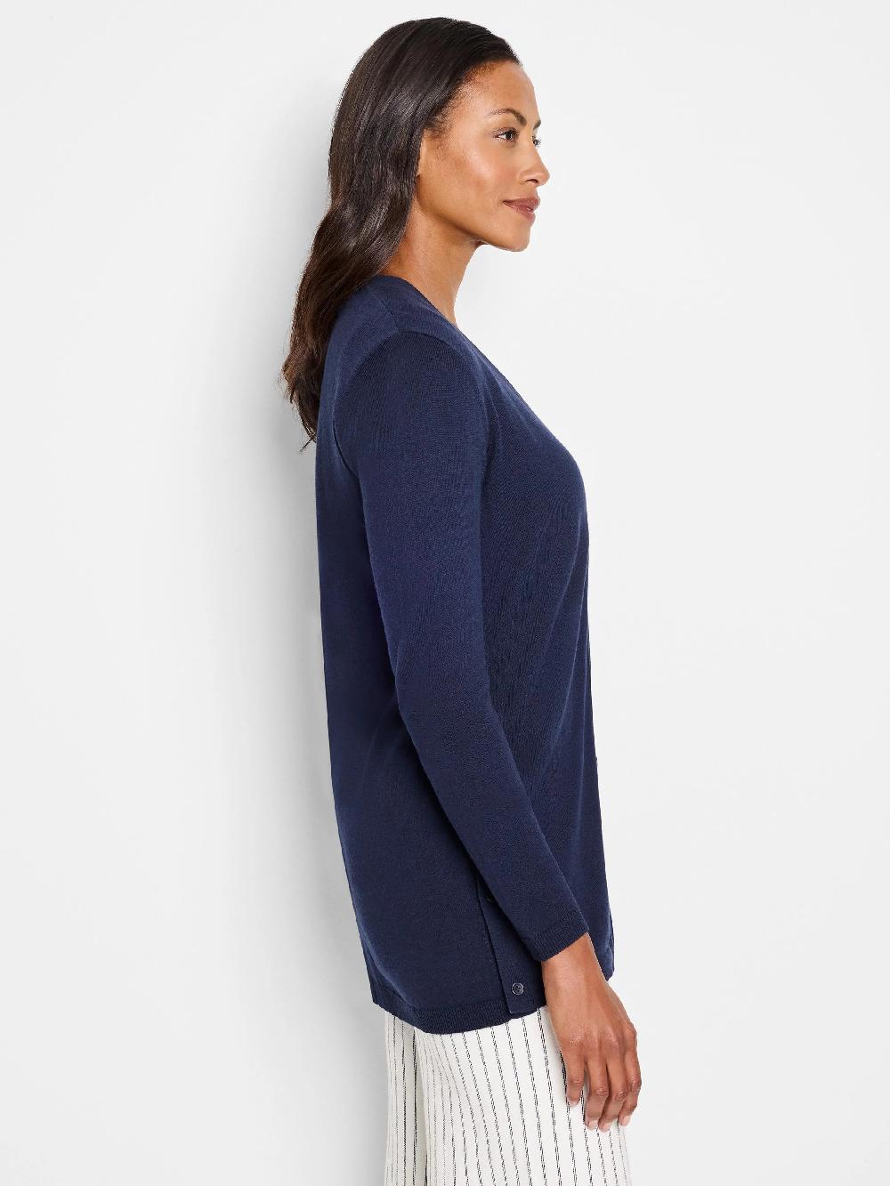 Nic Zoe Destination Button Cardigan