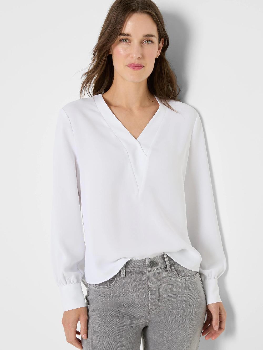 nic zoe Downtown V-Neck Top