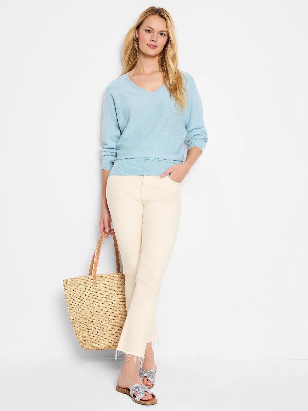 Nic Zoe Easy V-Neck Sweater