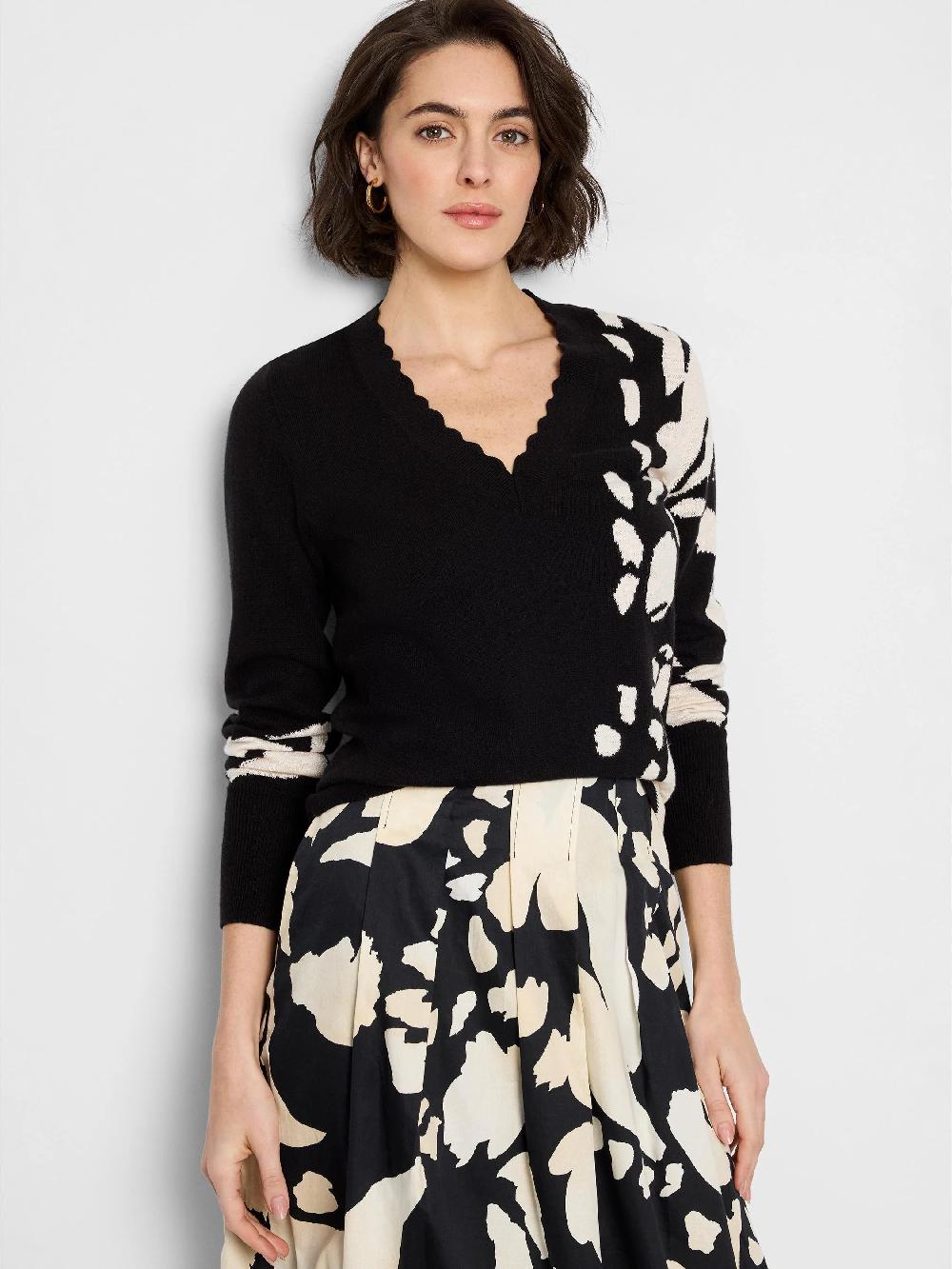 nic zoe Evening Petal Sweater