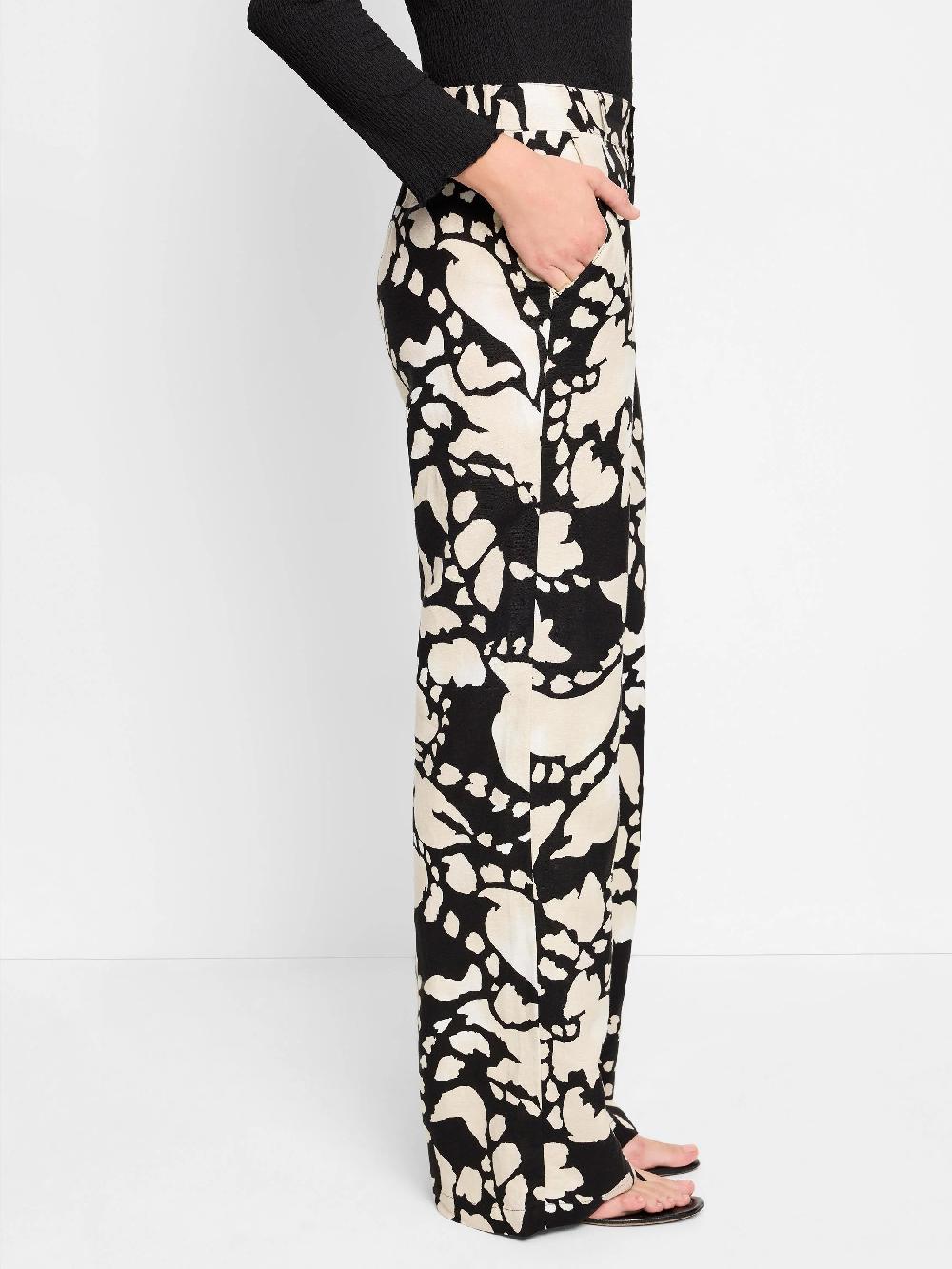 Nic Zoe Evening Petal Wide-Leg Pant