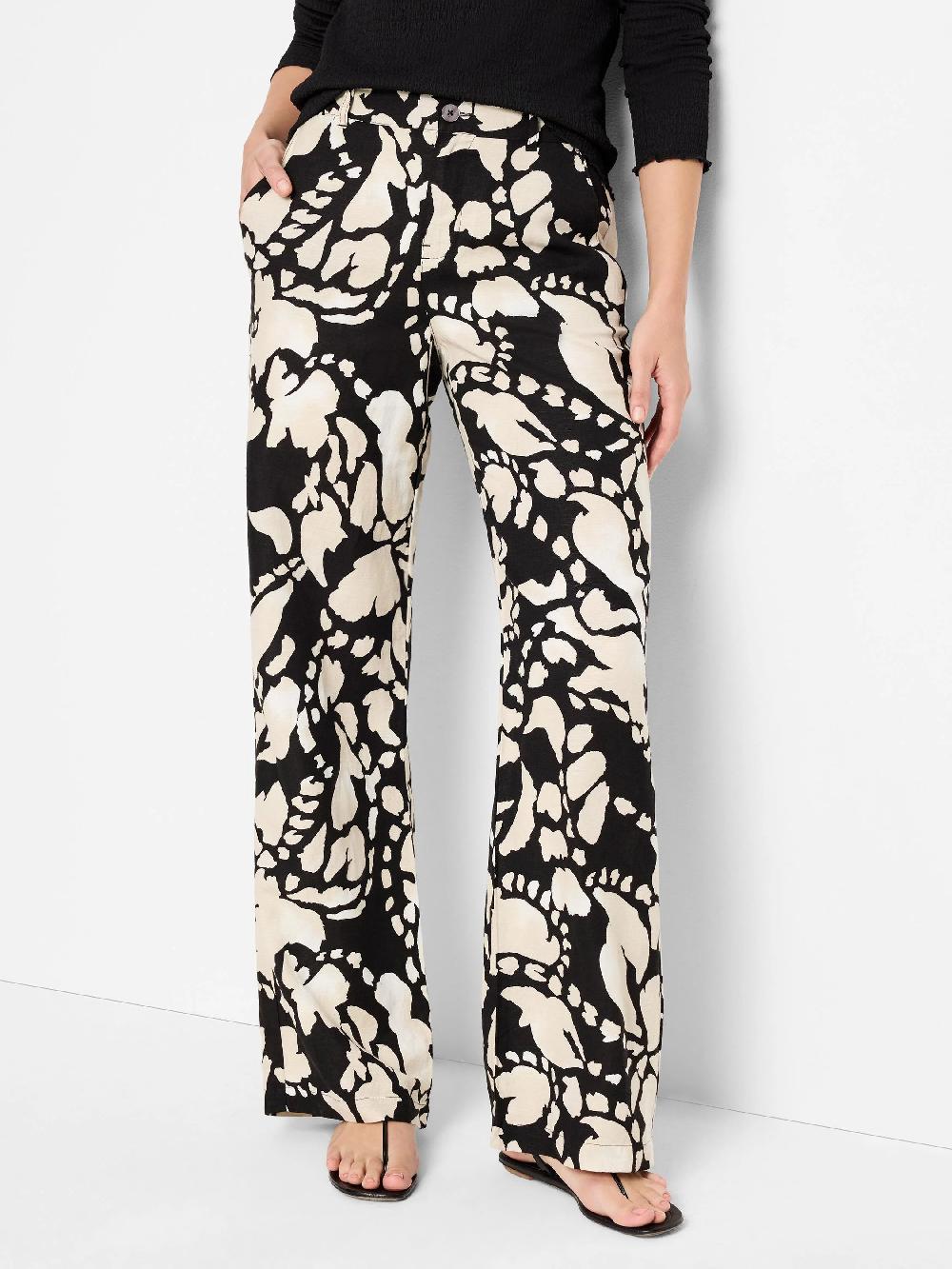 nic zoe Evening Petal Wide-Leg Pant