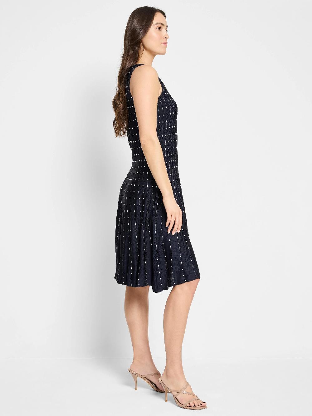 Nic Zoe Falling Dot Twirl Dress