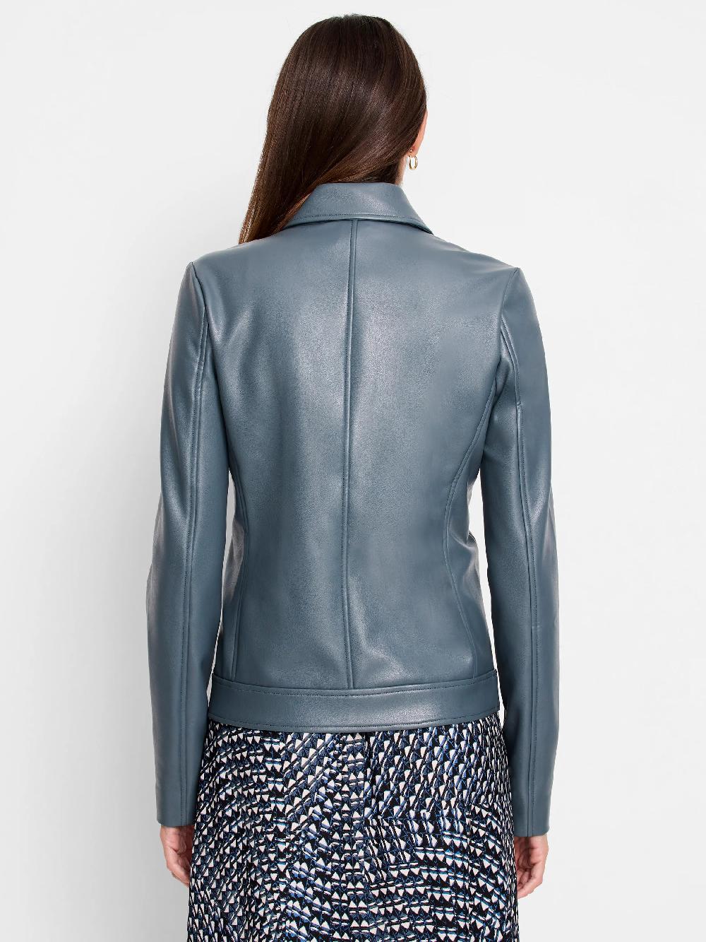 Nic Zoe Faux Leather Downtown Jacket