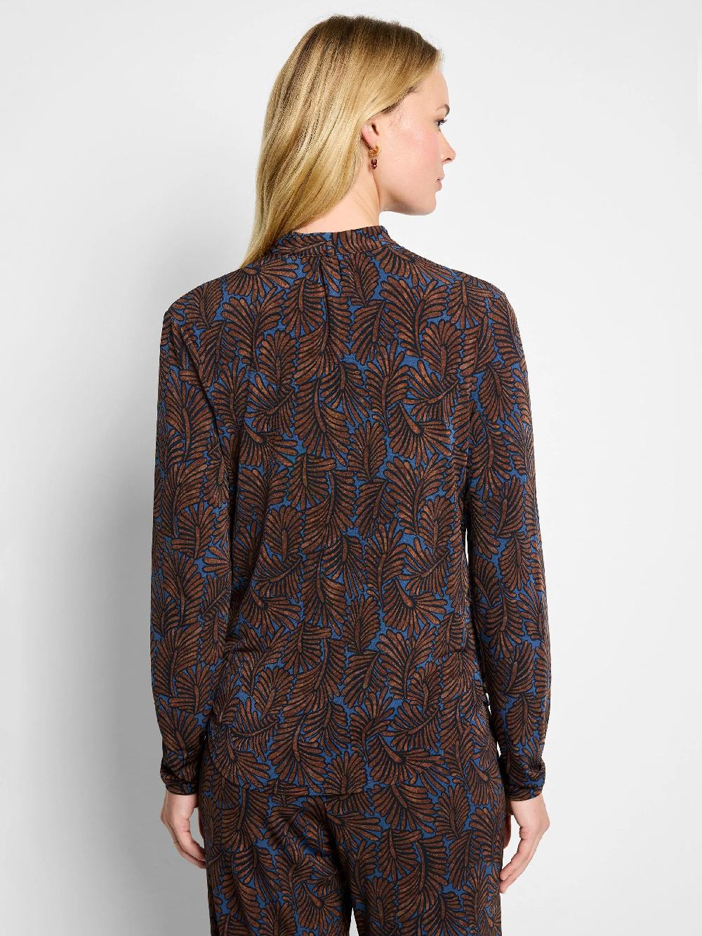 Nic Zoe Feather Fern Wrap Top