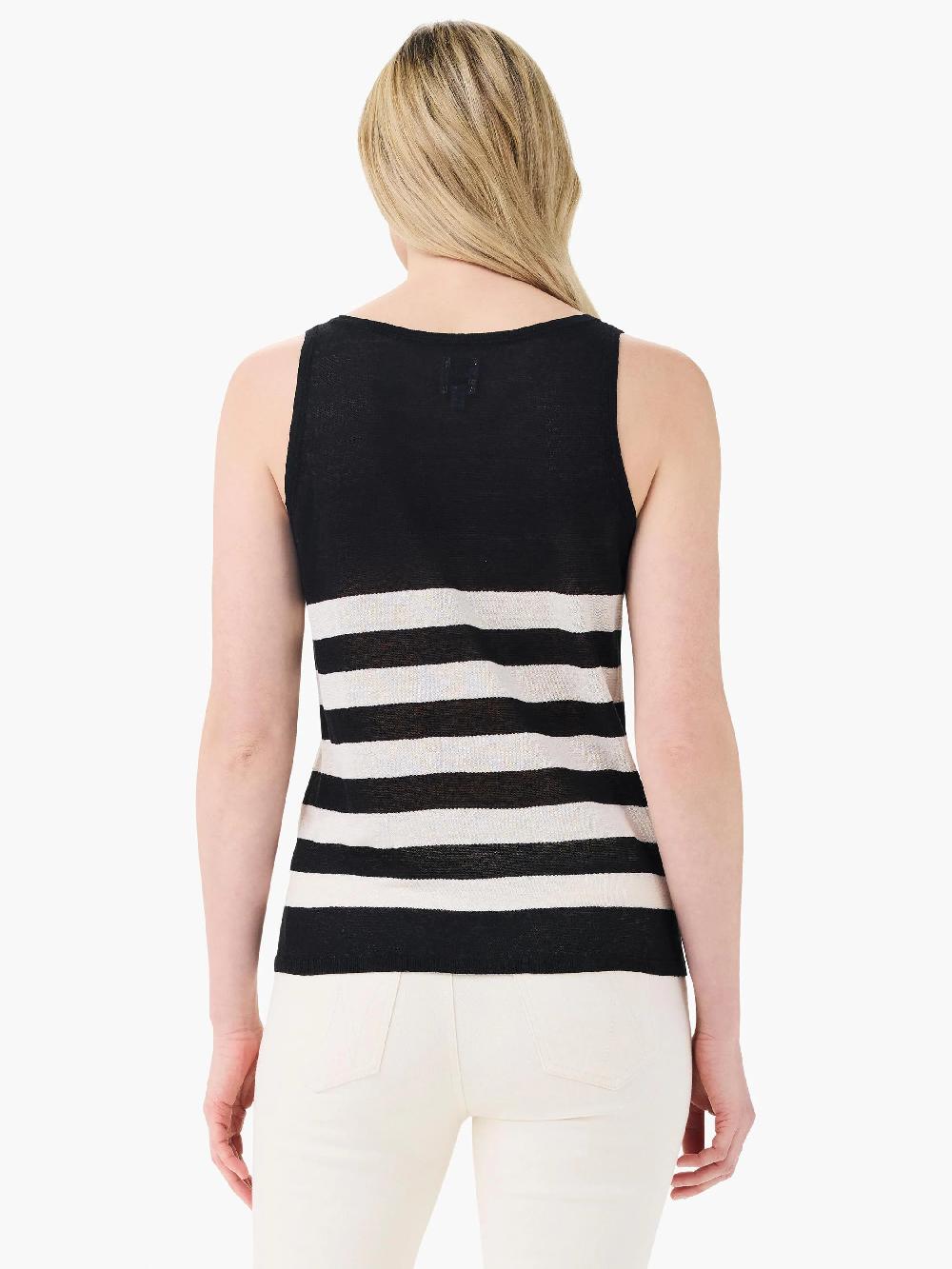 Nic Zoe Featherweight Striped Tank