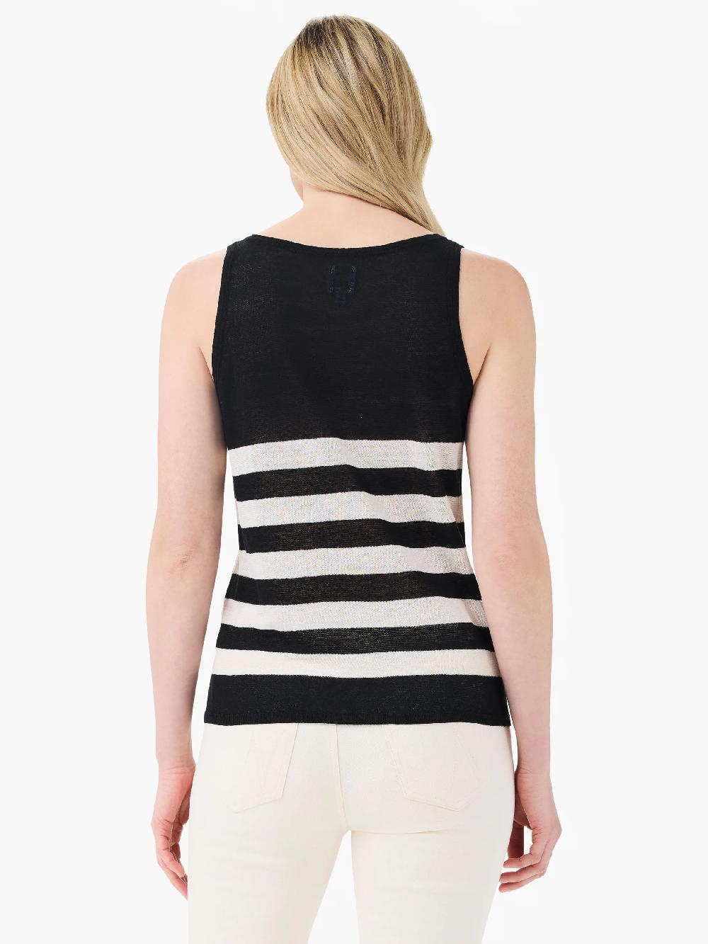 Nic Zoe Featherweight Striped Tank