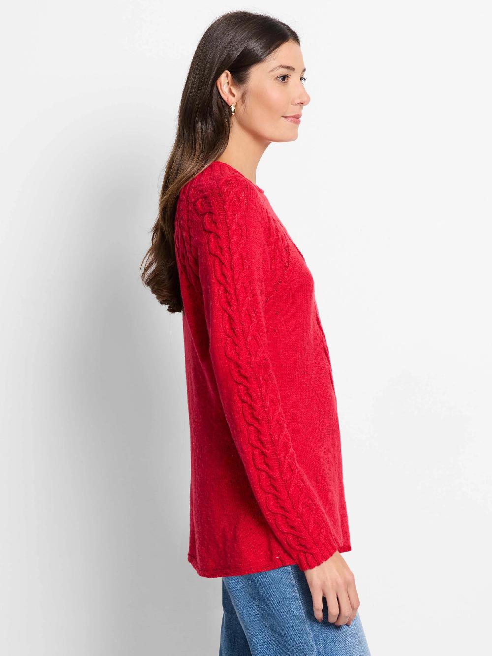 Nic Zoe Femme Cable Sweater
