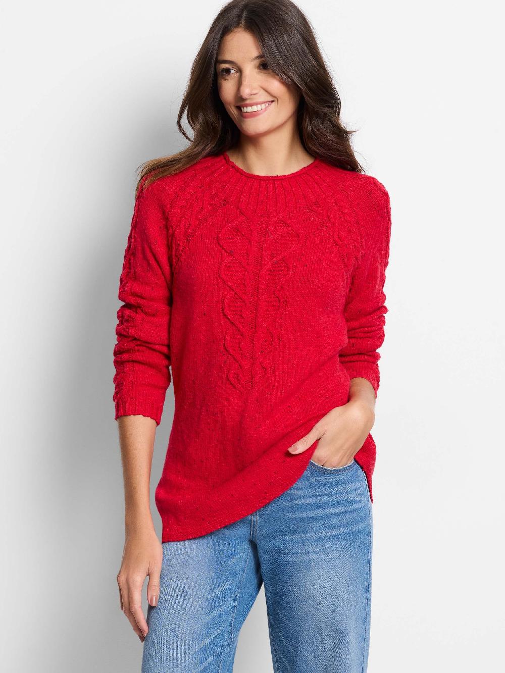 nic zoe Femme Cable Sweater