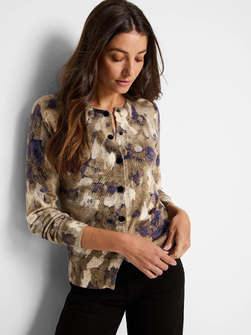 nic zoe Femme Camo Cardigan