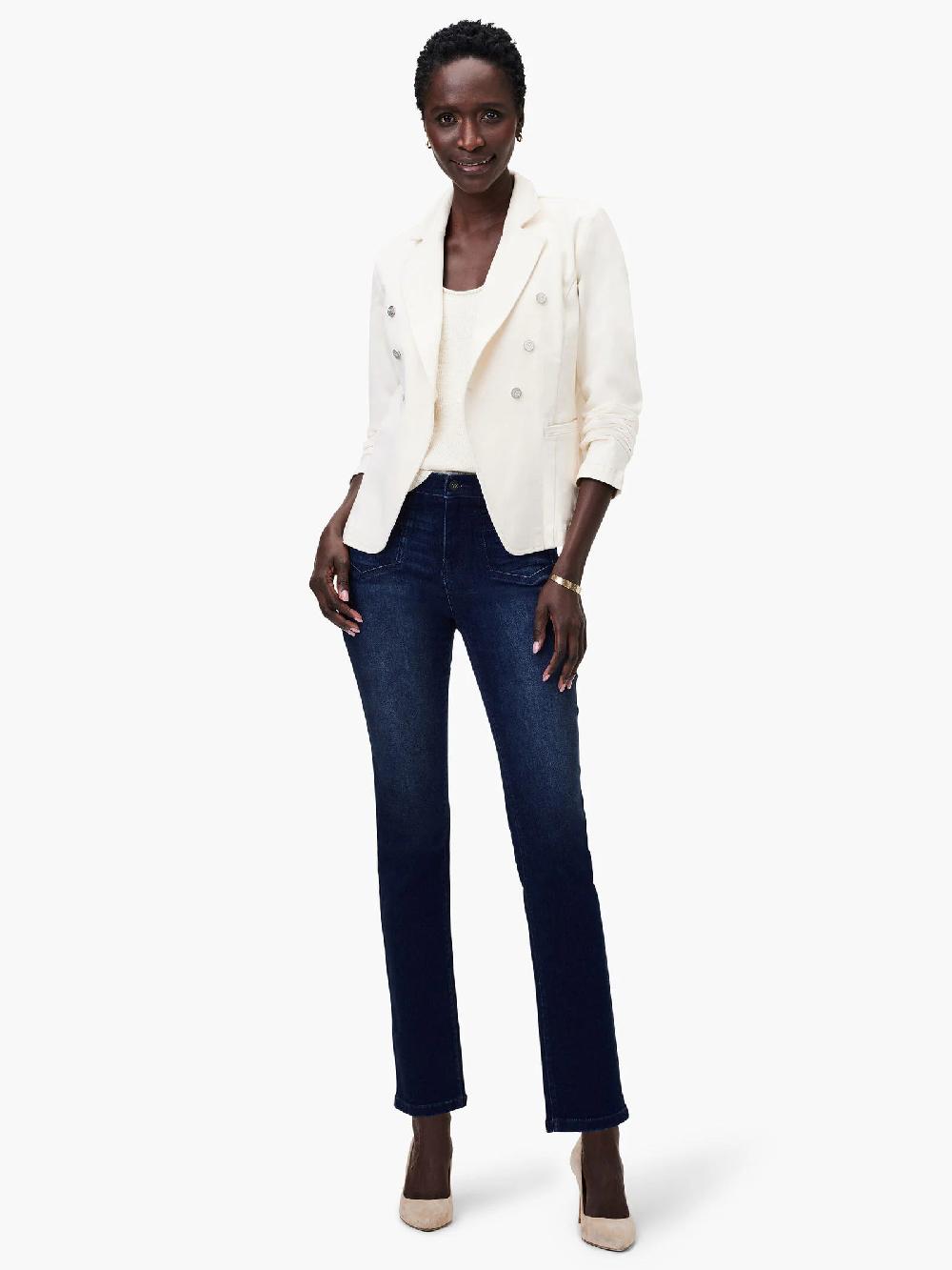 Nic Zoe Femme Denim Blazer