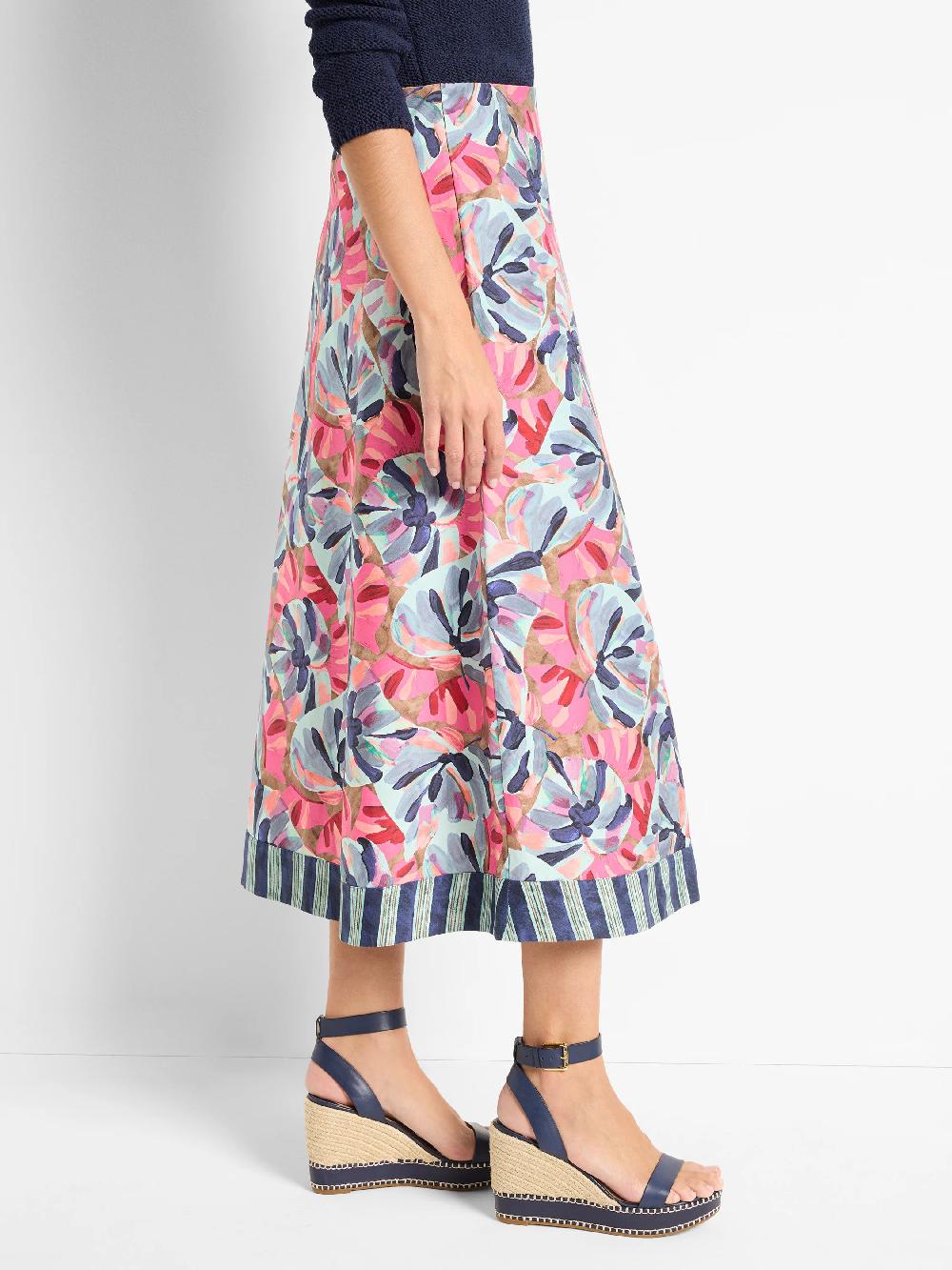 Nic Zoe Firework Foliage Skirt