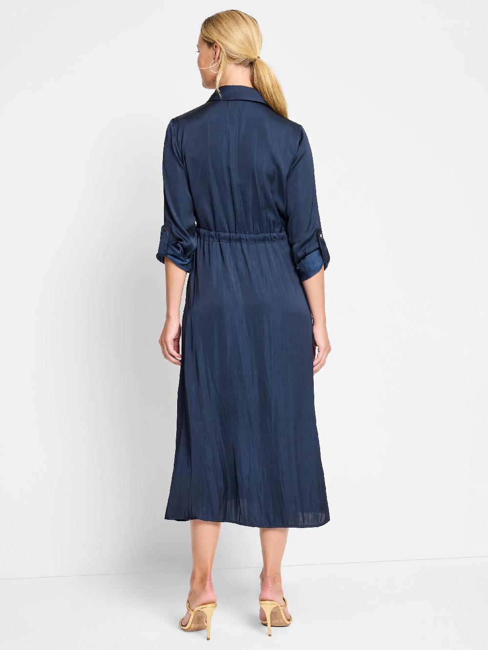 Nic Zoe Glossy Crinkle Julie Dress