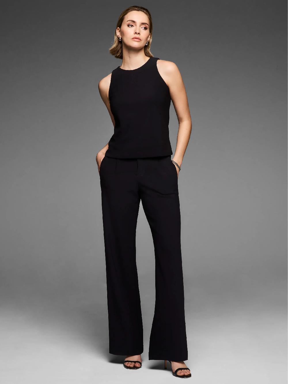 Nic Zoe Gold Label 31" Knit Scuba Wide-Leg Trouser