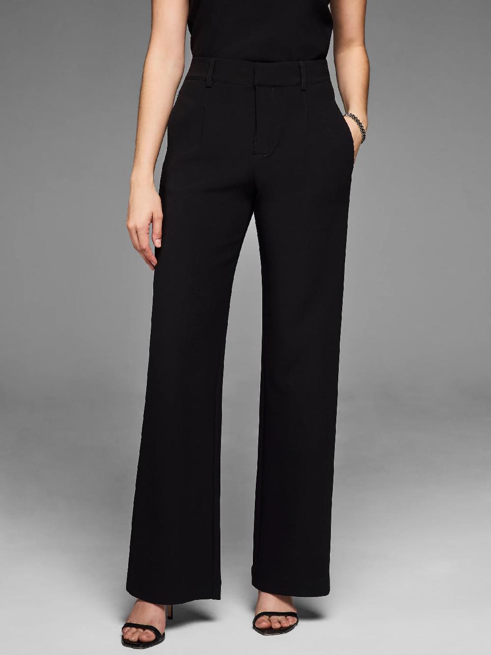 nic zoe Gold Label 31" Knit Scuba Wide-Leg Trouser