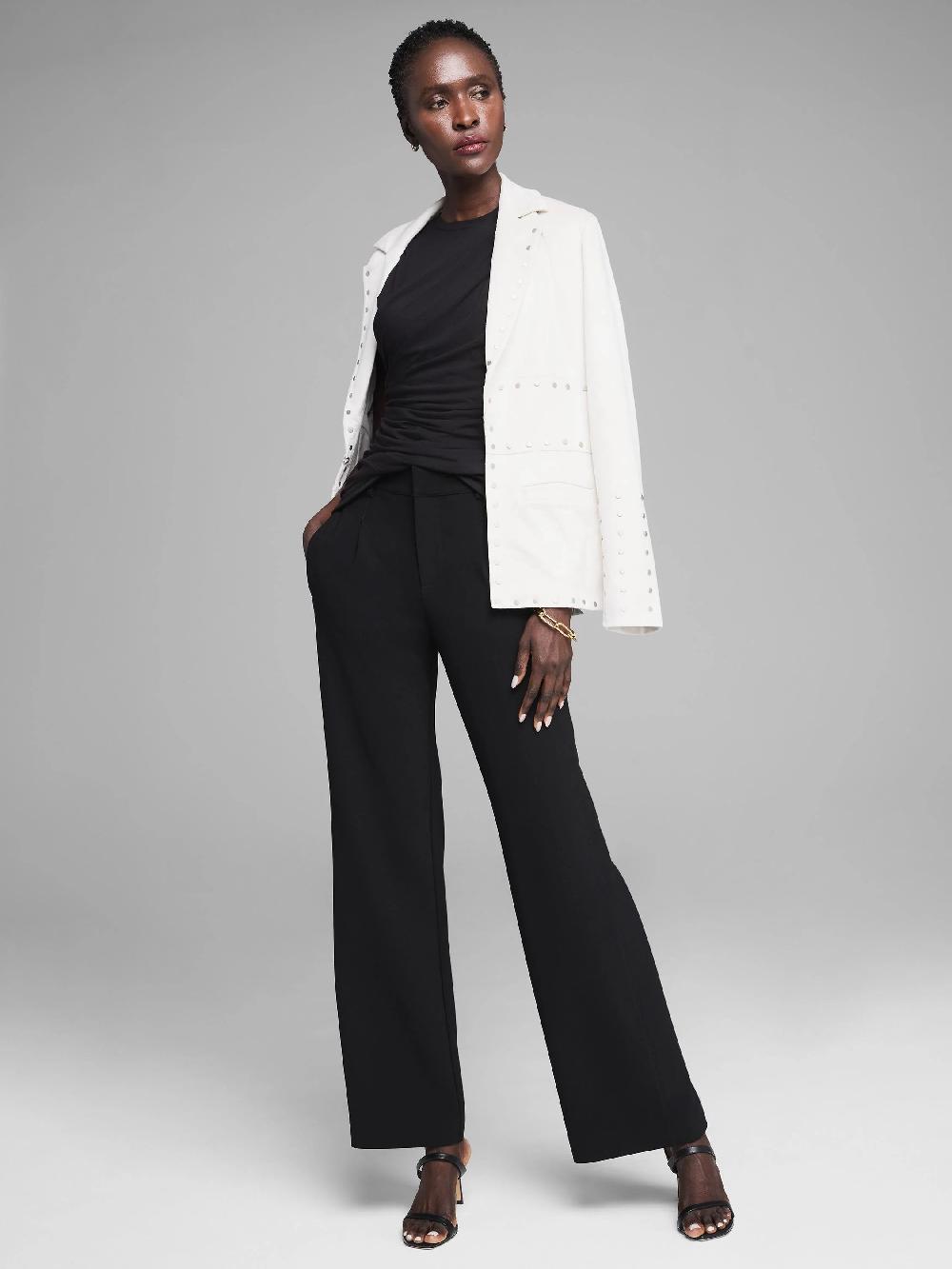 Nic Zoe Gold Label Dramatically Draped Jersey Tank