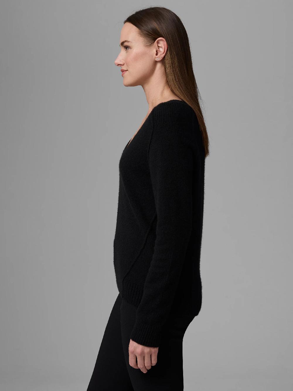 Nic Zoe Gold Label Luxe Cashmere V-Neck Sweater