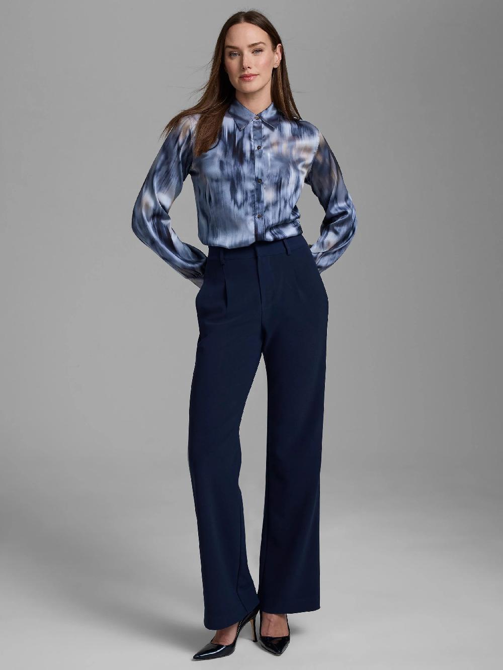 Nic Zoe Gold Label Romance Silk Shirt