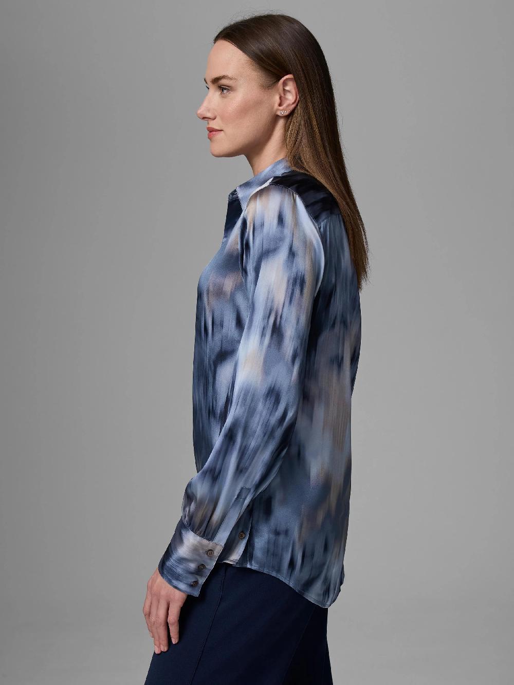 Nic Zoe Gold Label Romance Silk Shirt
