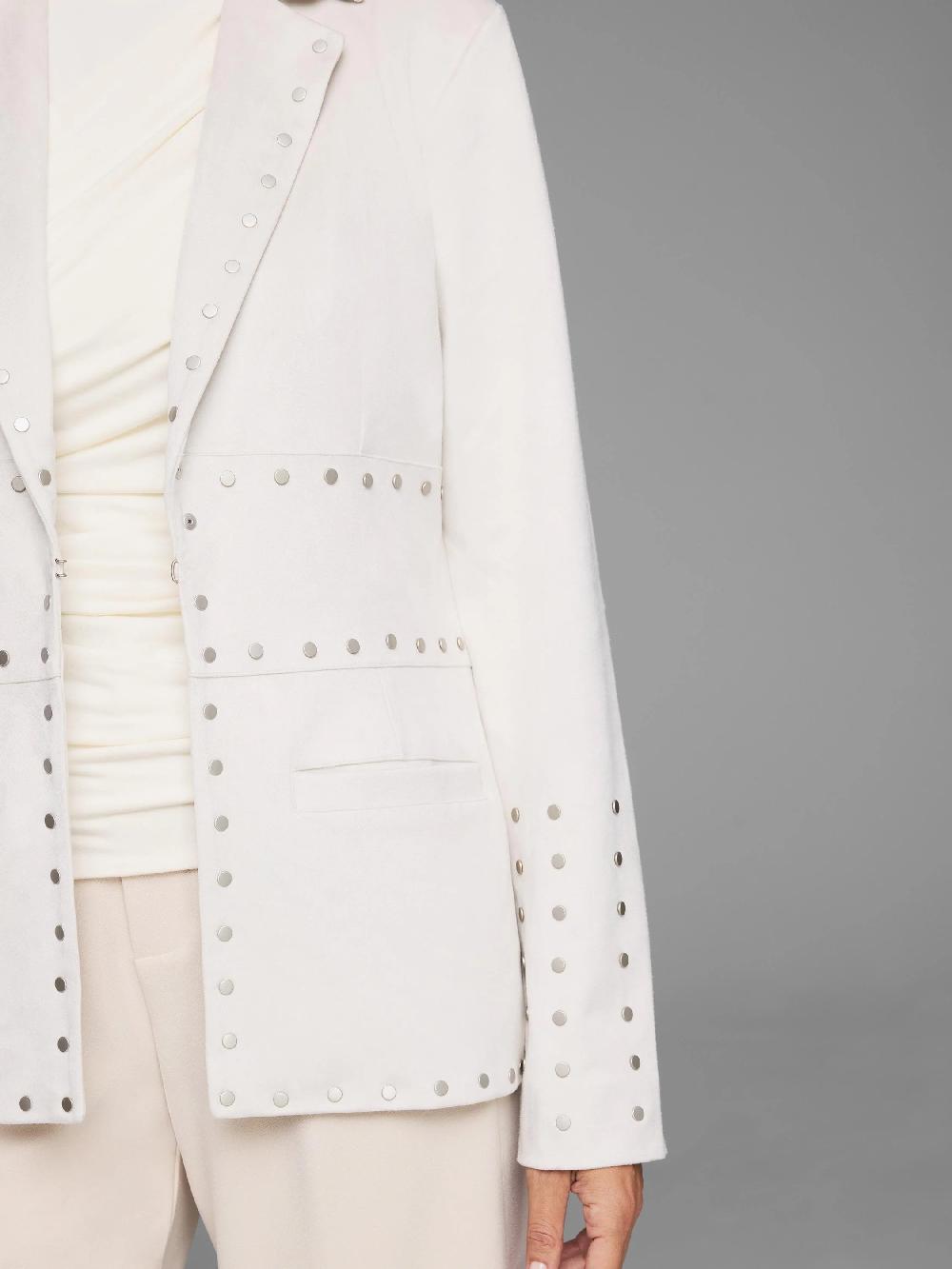 Nic Zoe Gold Label Statement Studded Blazer