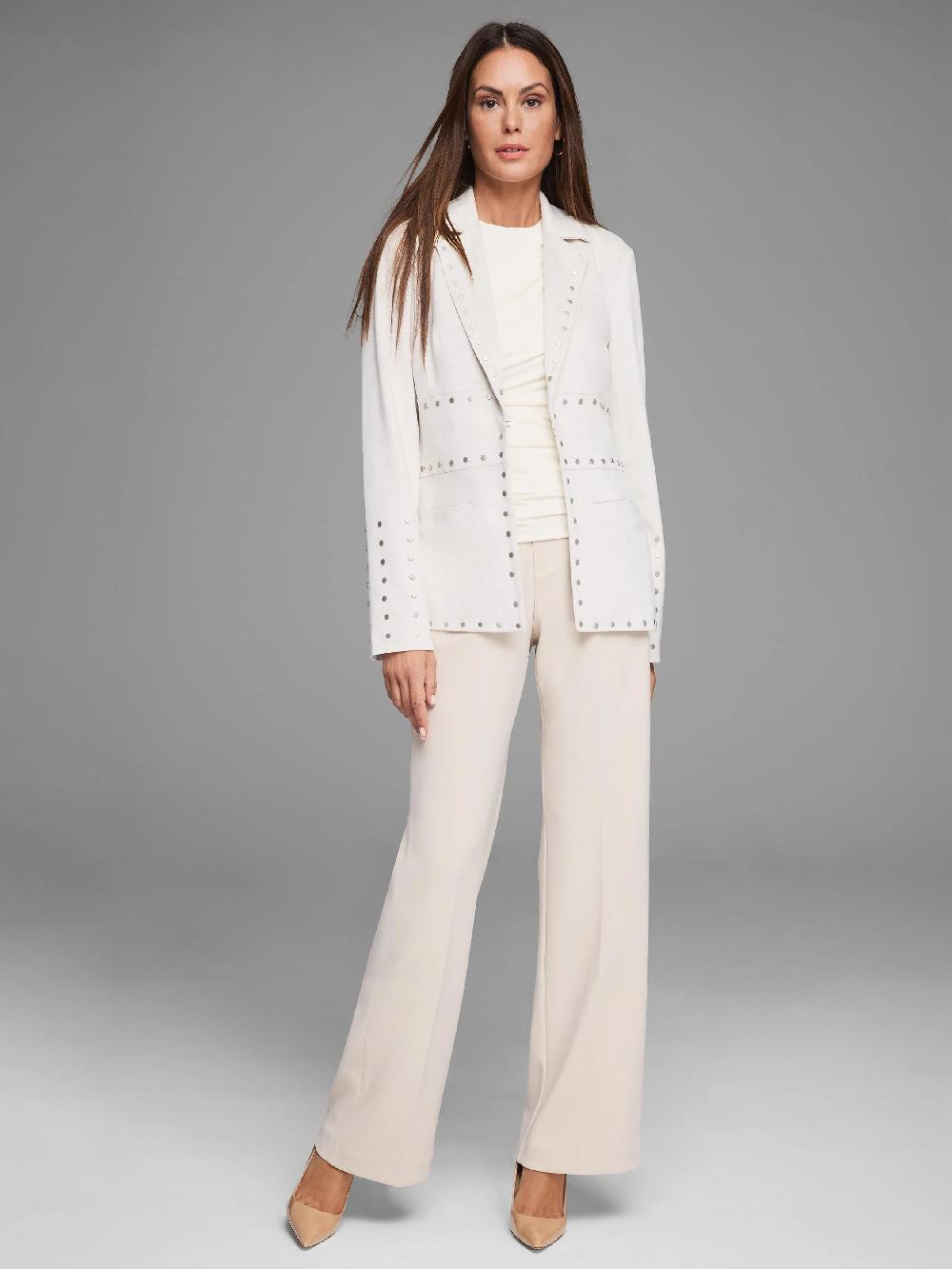 nic zoe Gold Label Statement Studded Blazer