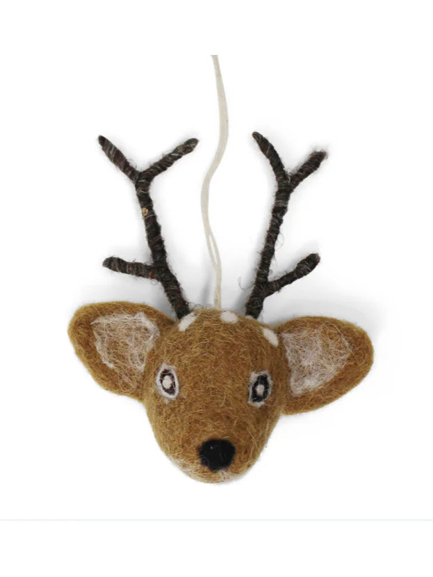 nic zoe Gry & Sif Brown Bambi Ornament