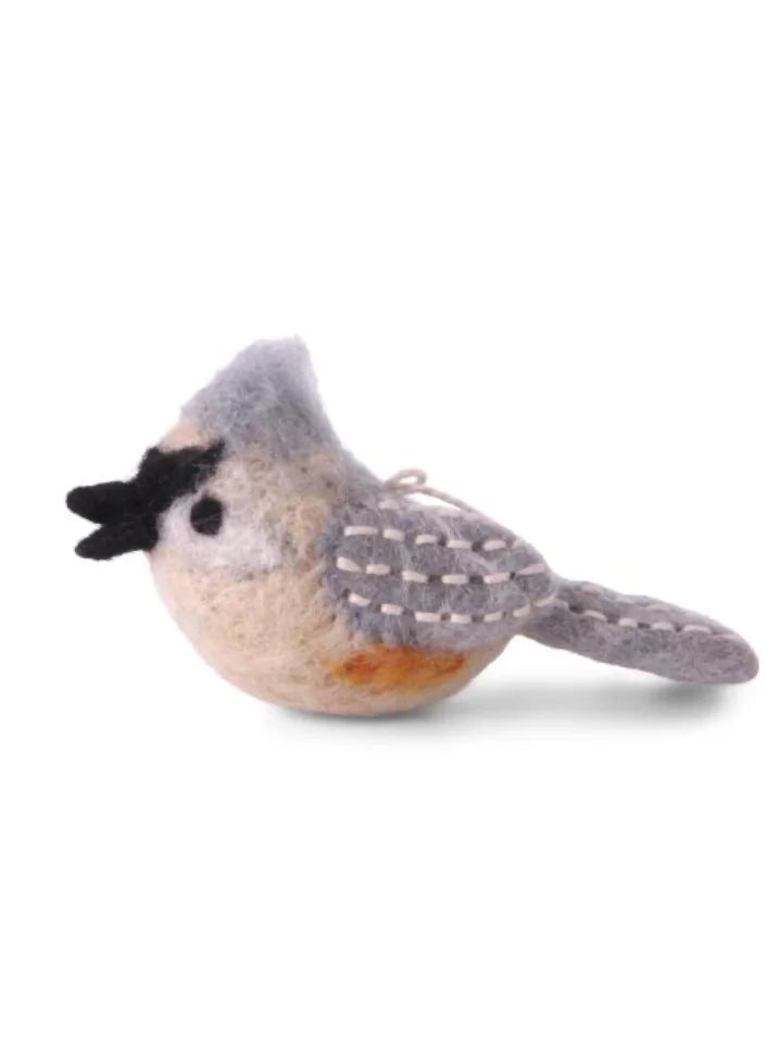 nic zoe Gry & Sif Tufted Titmouse Ornament