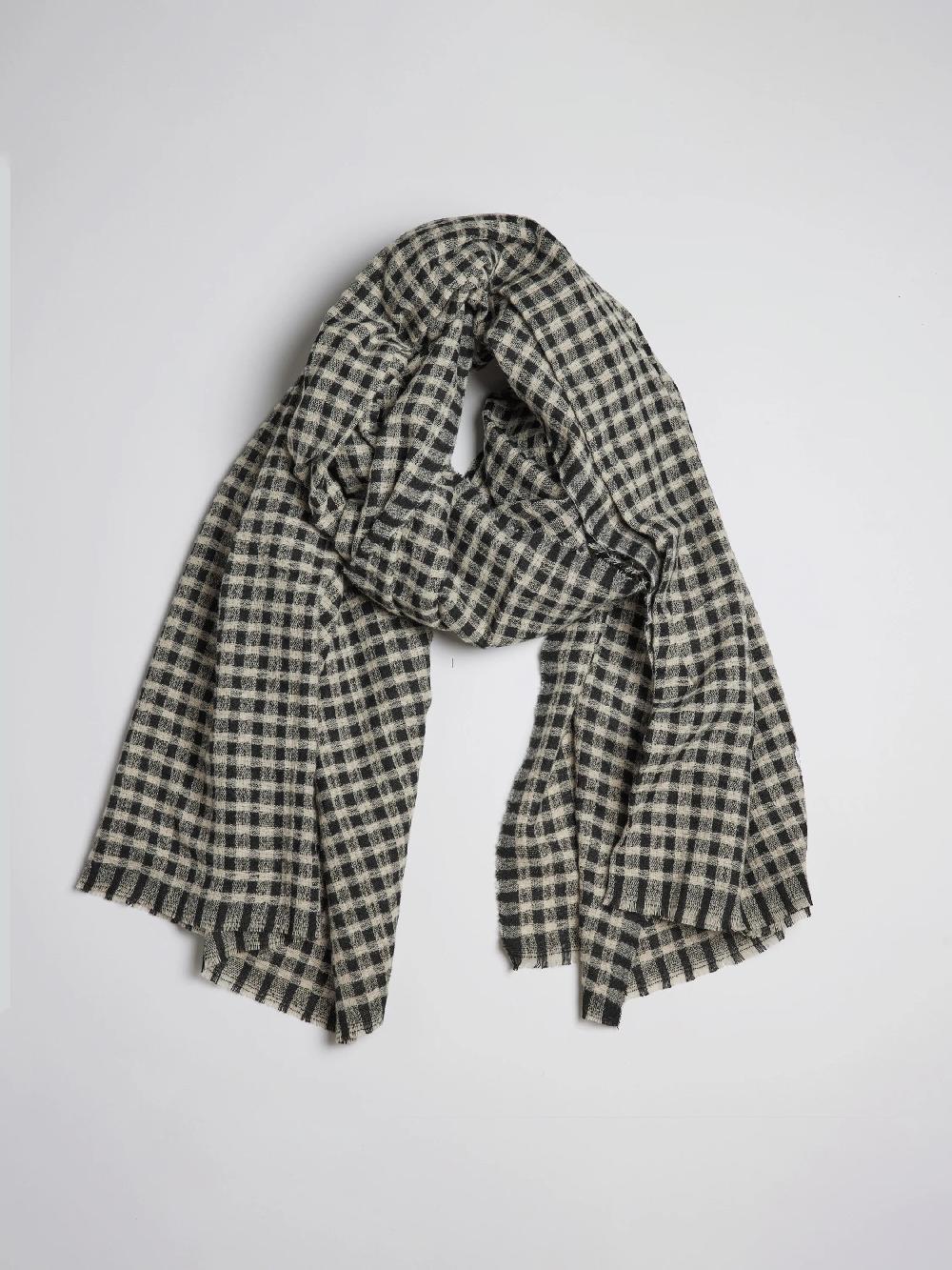 Nic Zoe Hat Attack Bi Color Check Scarf