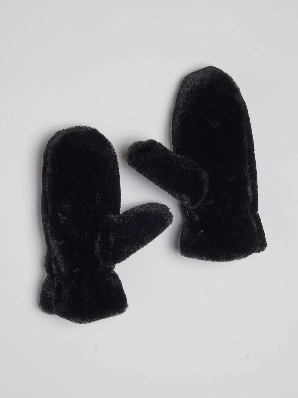 Nic Zoe Hat Attack Faux Fur Mittens