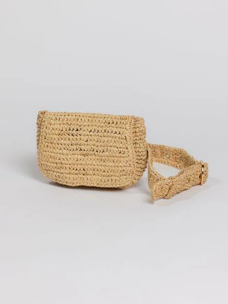 Nic Zoe Hat Attack Straw Belt Bag