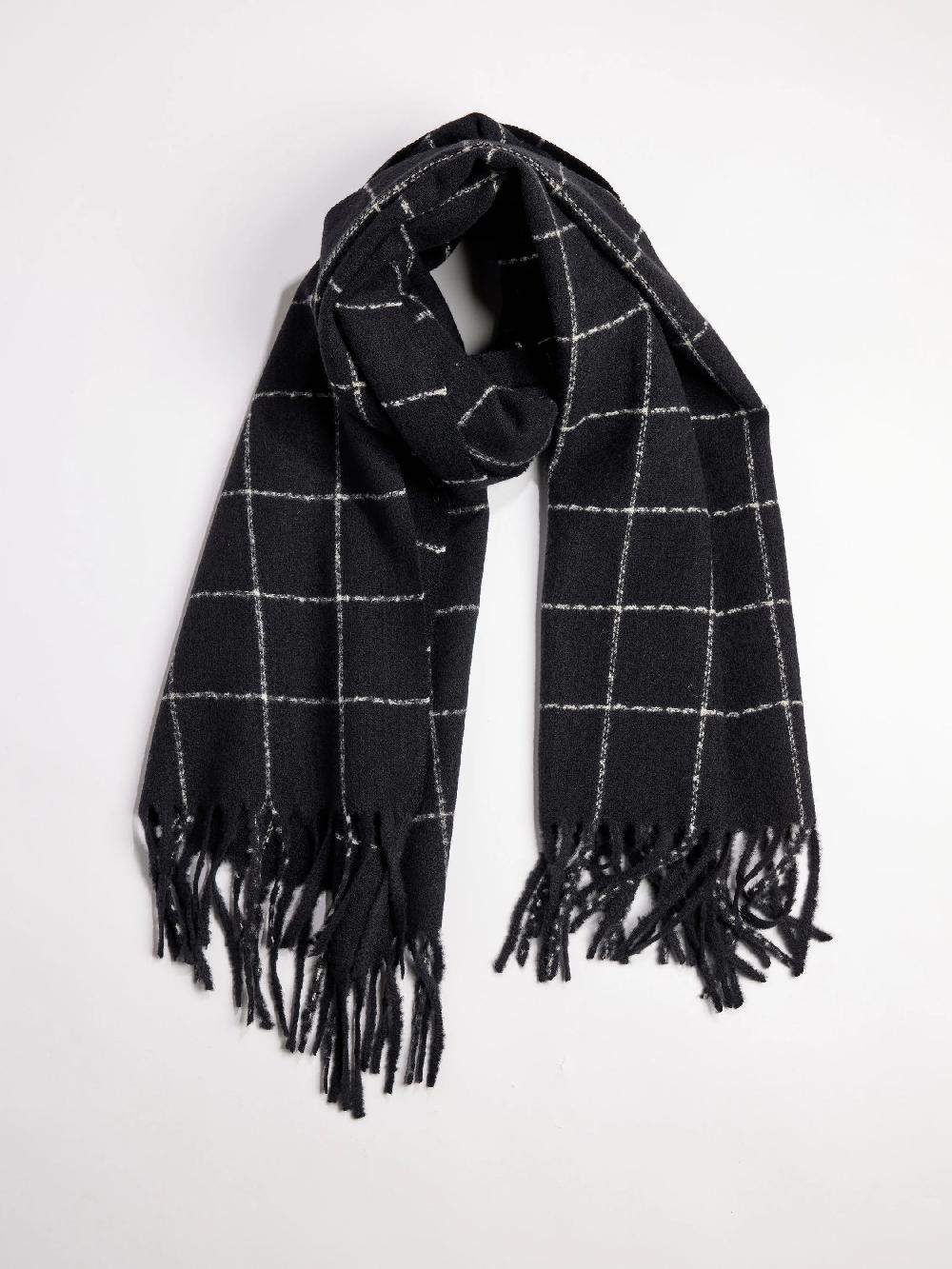 Nic Zoe Hat Attack Windowpane Muffler Scarf