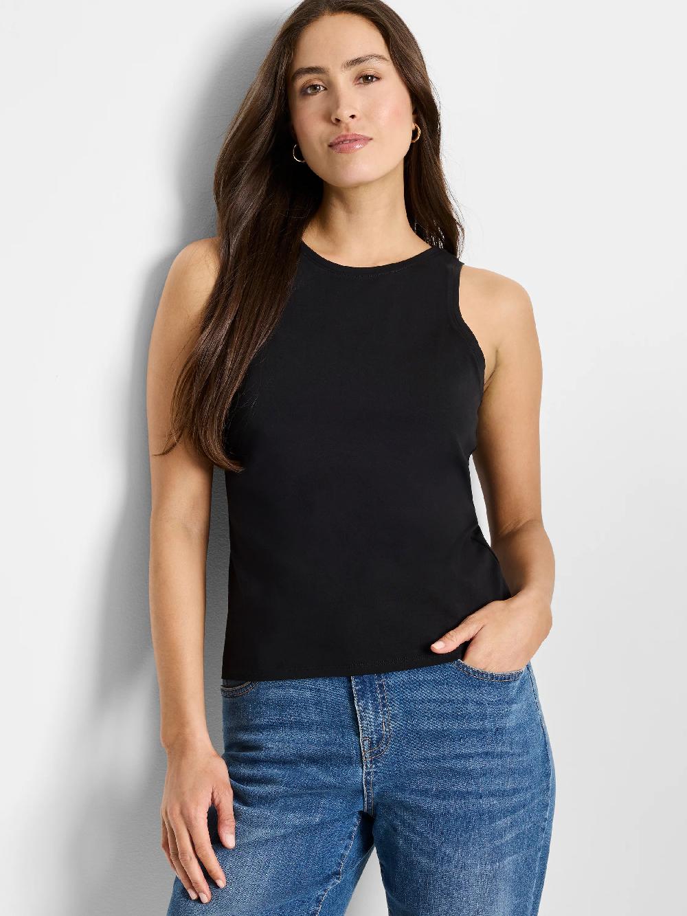Nic Zoe High Neck Perfect Tank