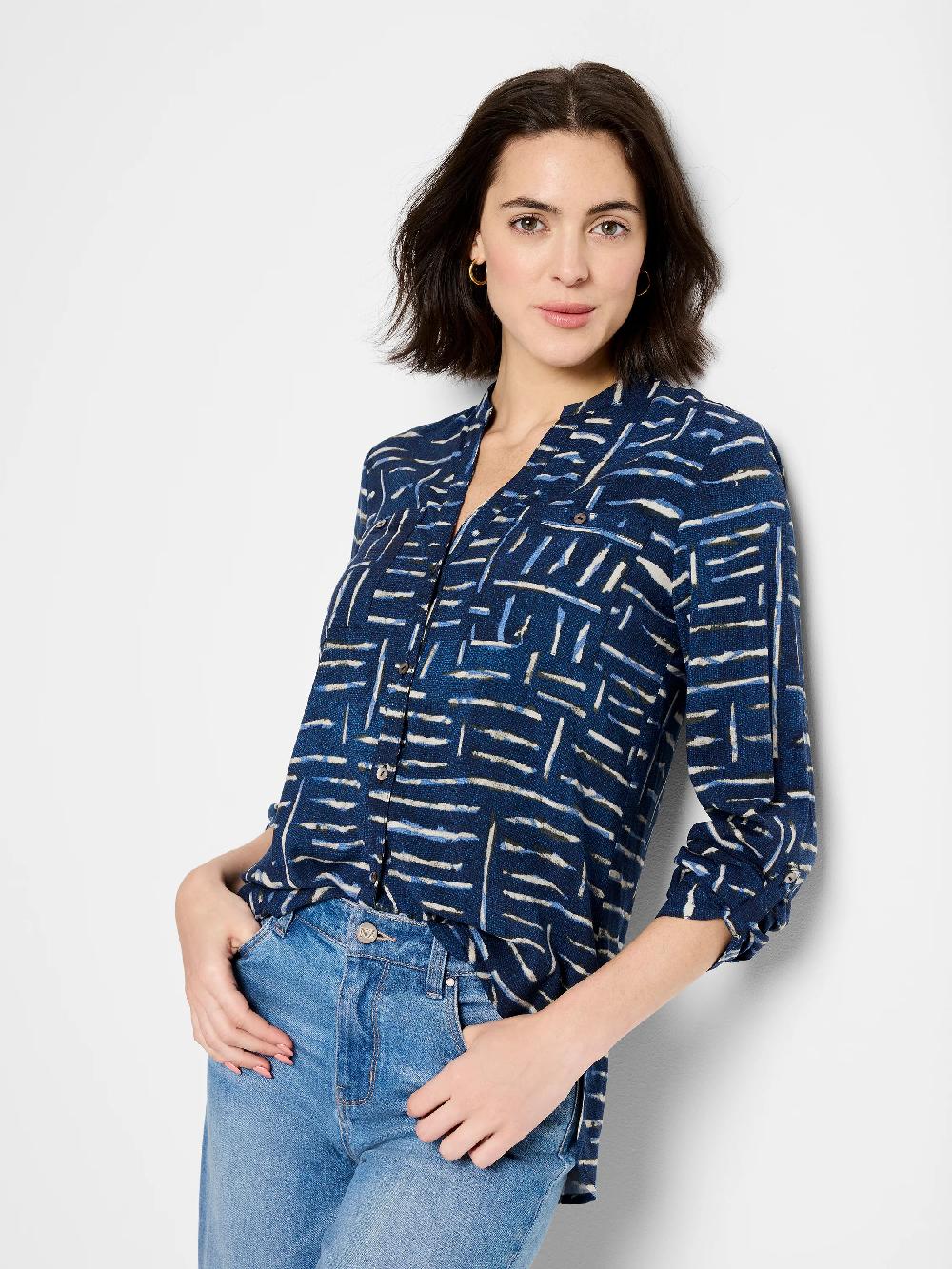 nic zoe Indigo Dash Live In Shirt
