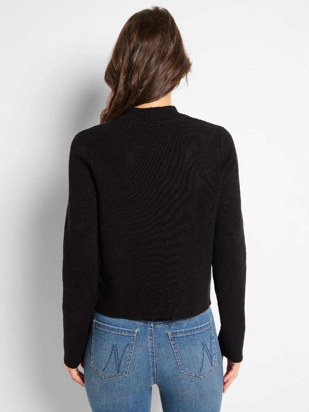 Nic Zoe Knit Bomber Jacket