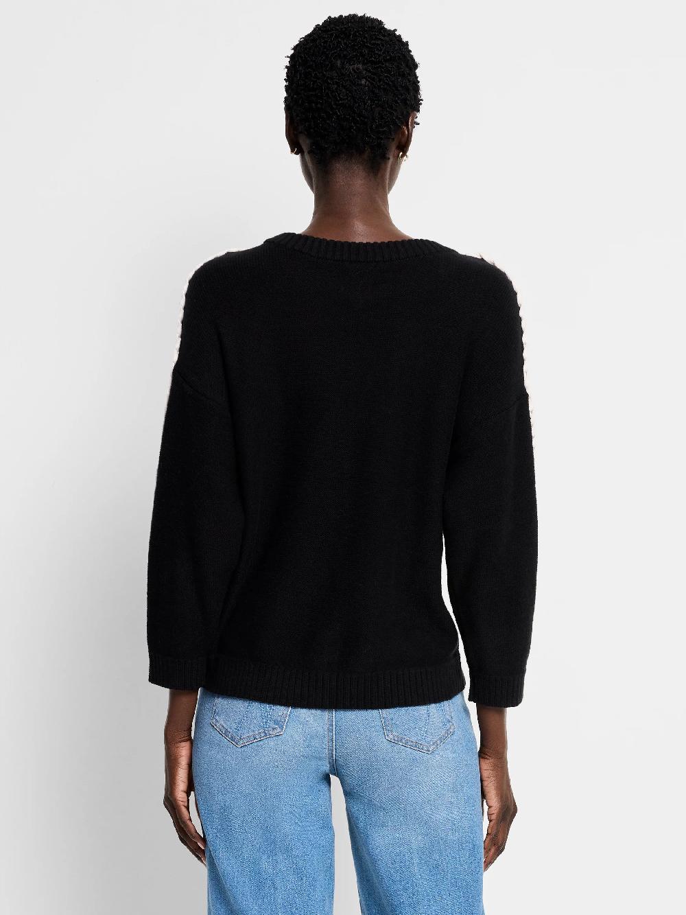 Nic Zoe Laced Up Sweater