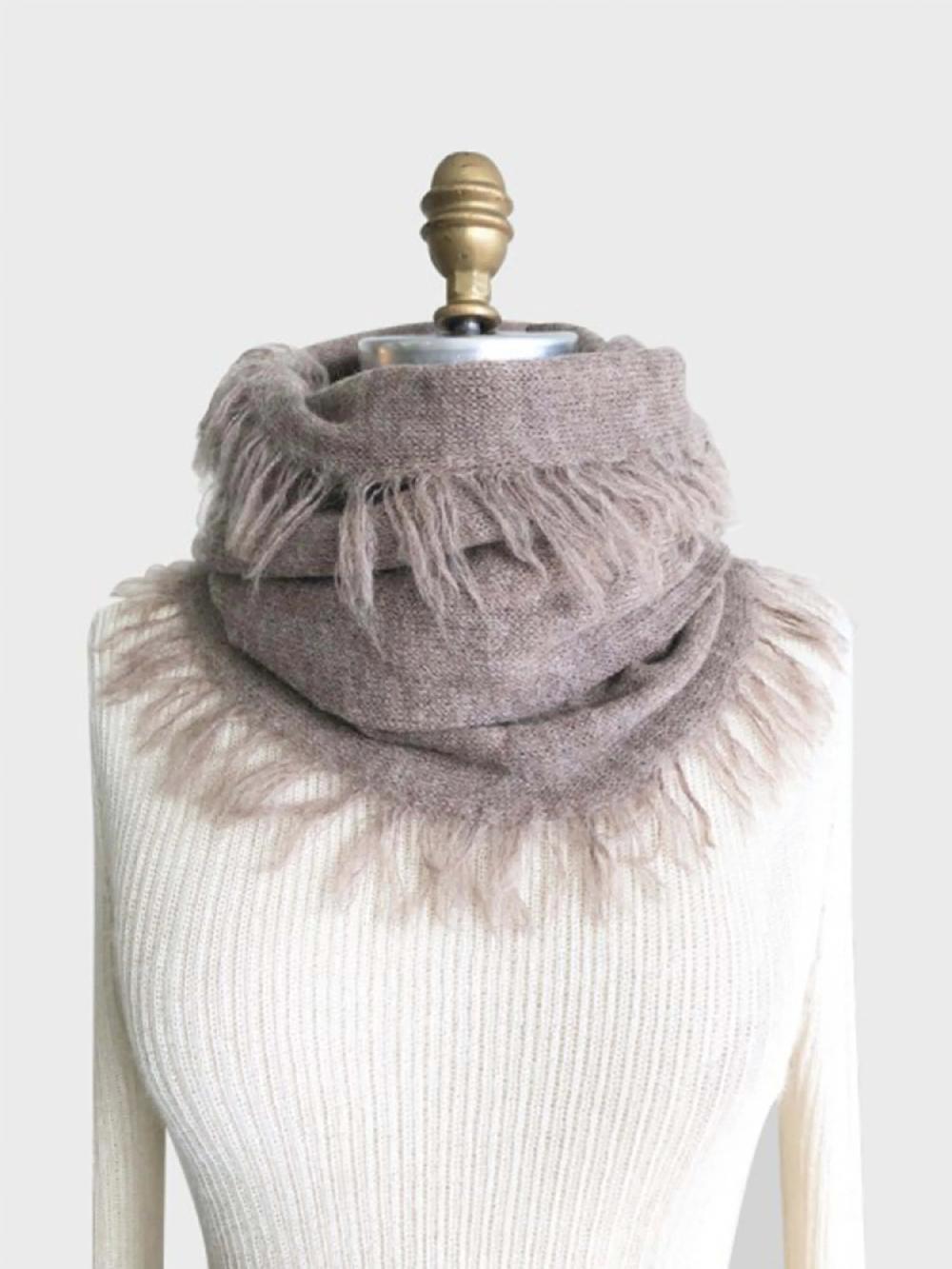 Nic Zoe Latierra SierraÂ Hand Brushed Alpaca Scarf