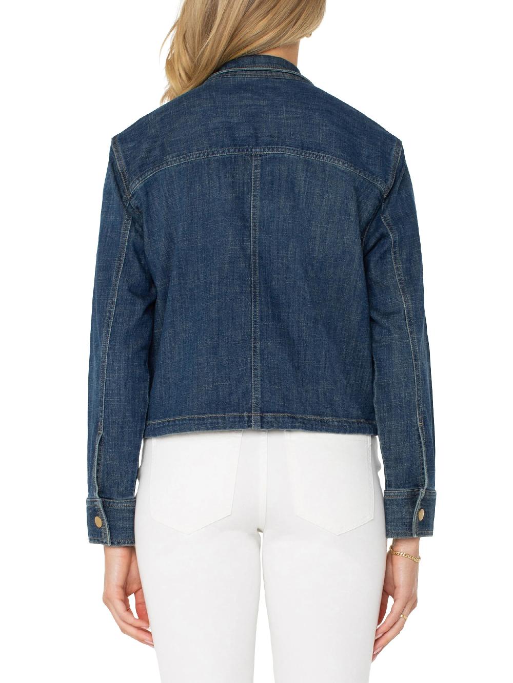 Nic Zoe Liverpool Cropped Cargo Jacket