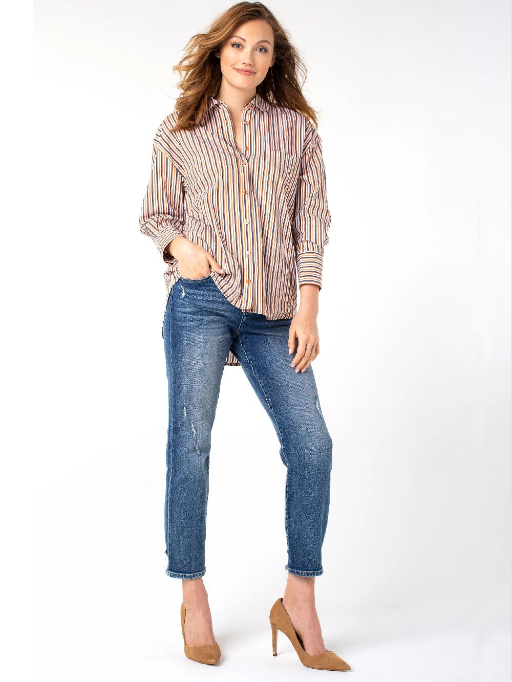 Nic Zoe Liverpool Kennedy Crop Straight Pant