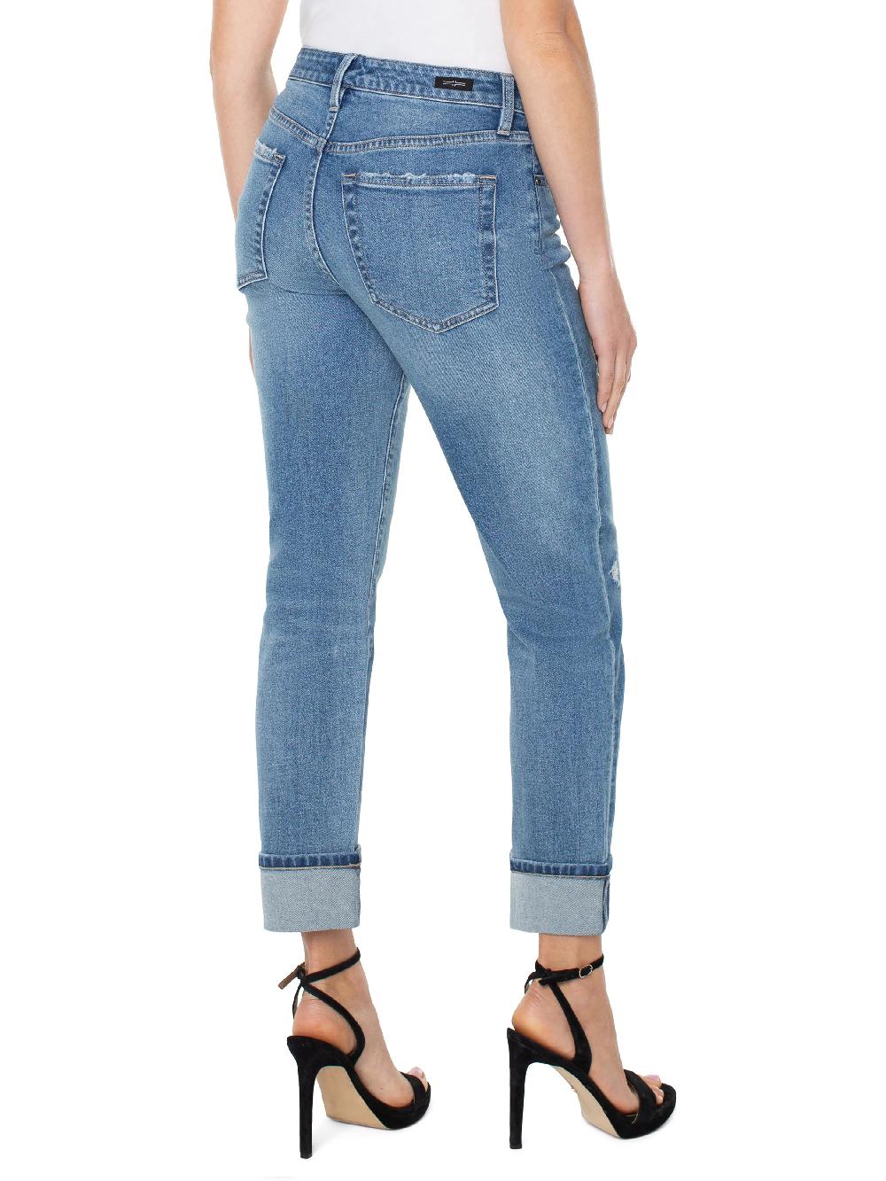 Nic Zoe Liverpool Marley Girlfriend Rolled Jean