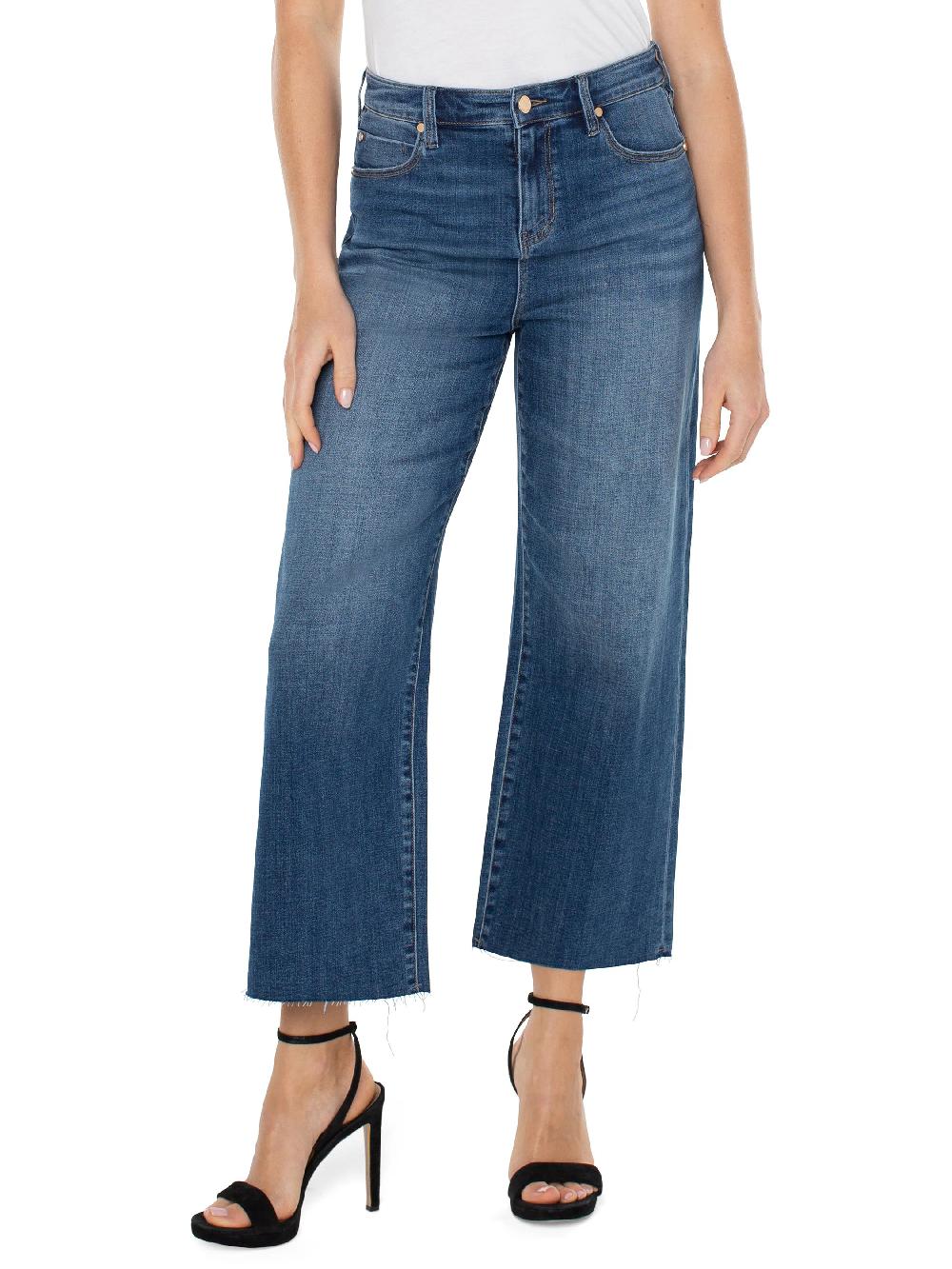 nic zoe Liverpool The Stride Hr Wide Leg Jeans