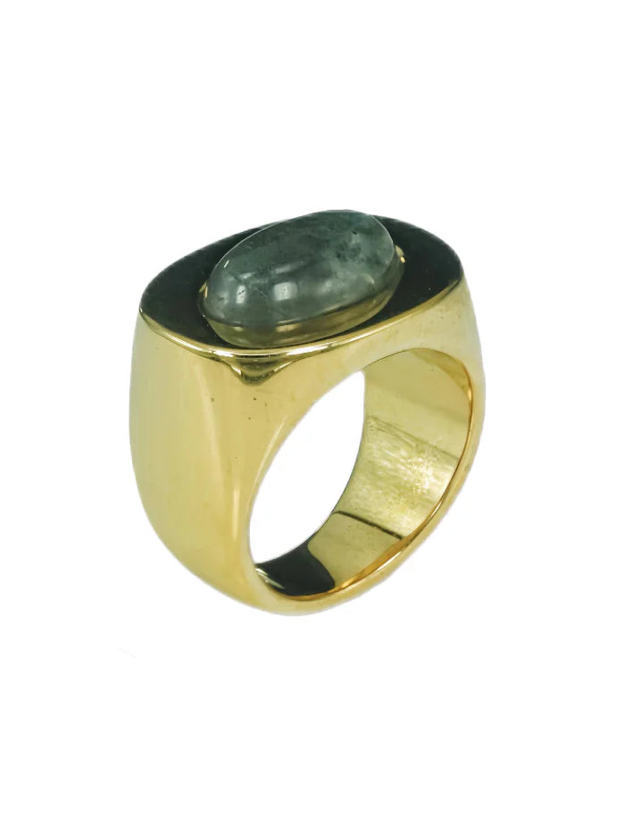 Nic Zoe Lucas Jack Oval Ring With Stone