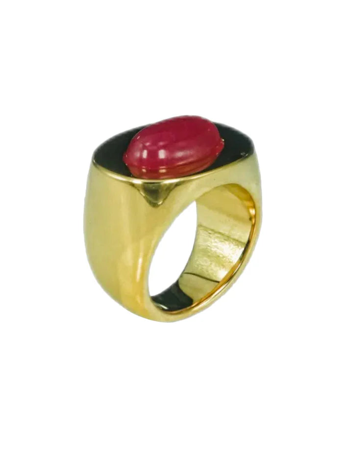 nic zoe Lucas Jack Oval Ring With Stone