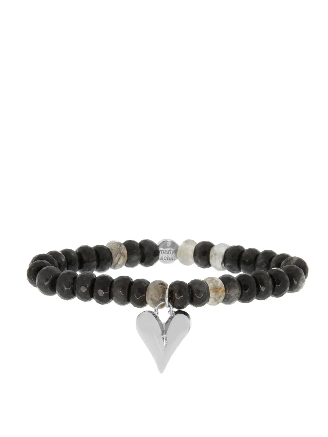 Nic Zoe Marlyn Schiff Mocha Quartz Heart Bracelet