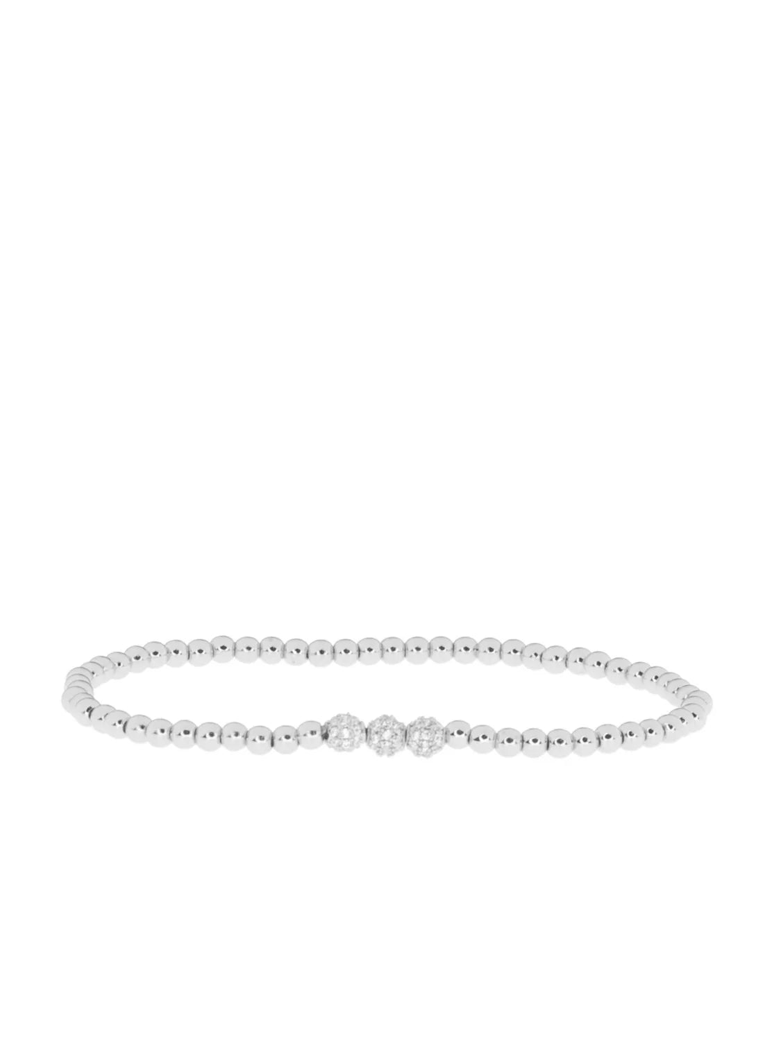nic zoe Marlyn Schiff Silver Bracelet With Beads
