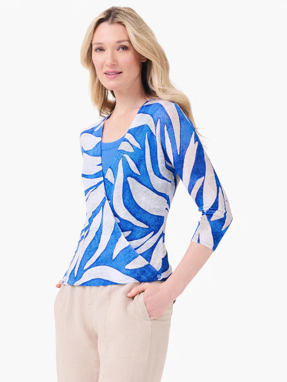 Nic Zoe Meadow Mix 4-Way Cardigan