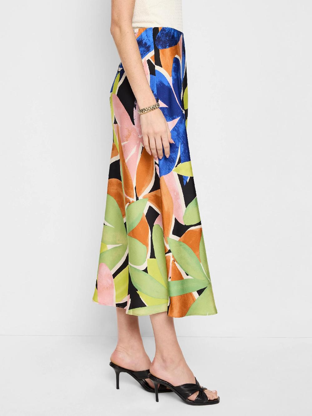 Nic Zoe Mega Blooms Slip Skirt