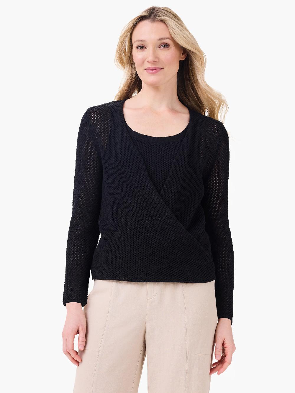 Nic Zoe Mesh 4-Way Cardigan