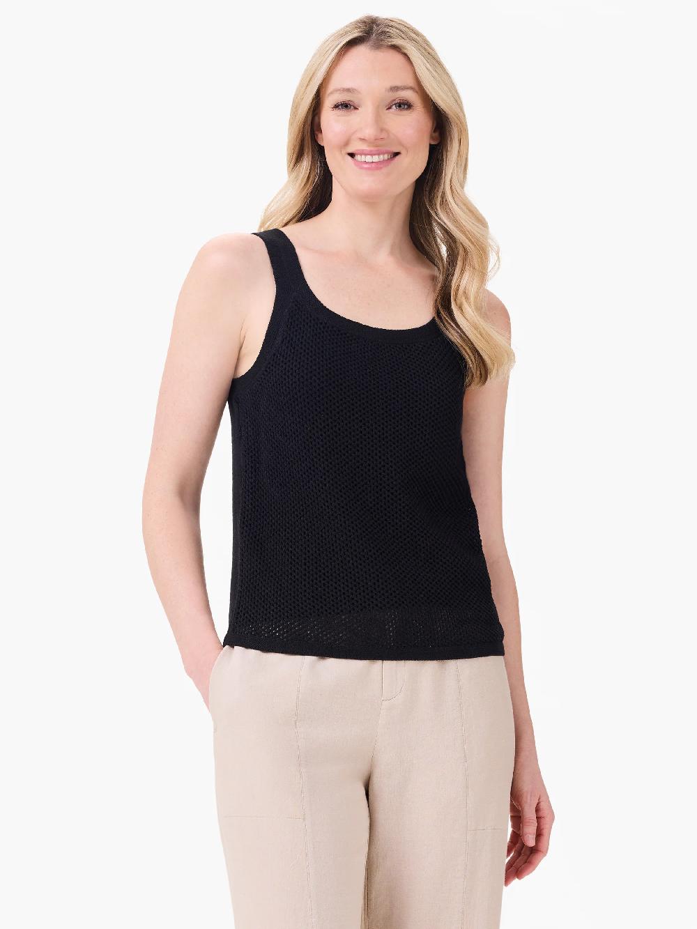 nic zoe Mesh Stitch Tank